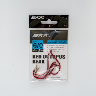 BKK Bait Packs-Octopus Red Silver Tip