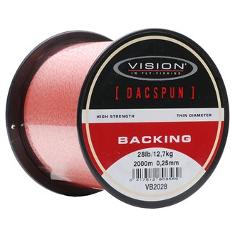 DACSPUN 2000m 0,25mm/28lb backing