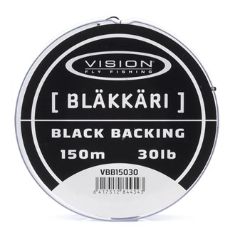 BLÄKKÄRI 150m 30lb, black backing